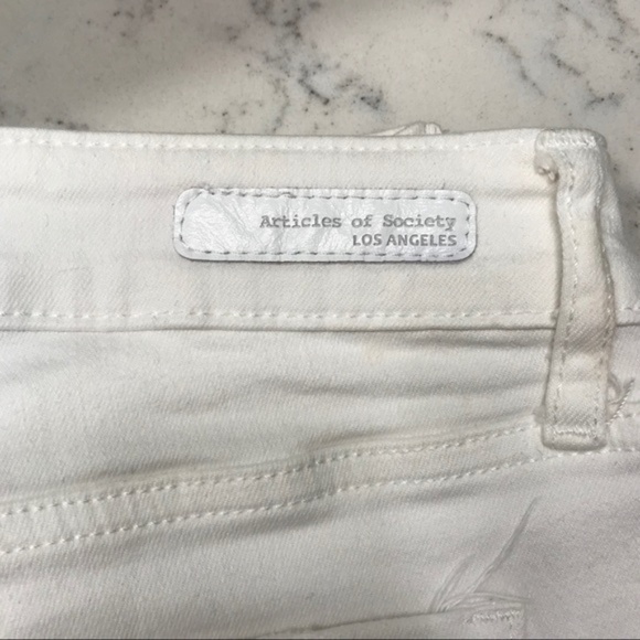 Articles of Society Nordstrom Sarah white jeans 26 - Picture 6 of 6